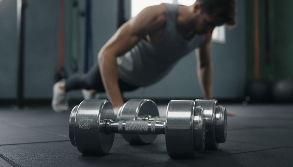 triceps and shoulders dumbbell